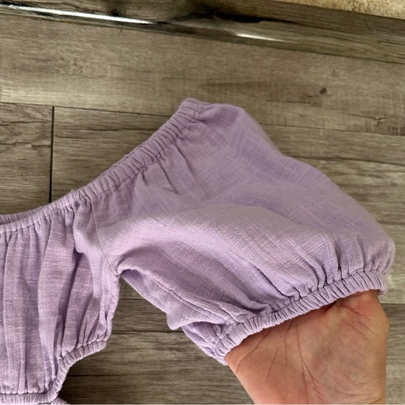 New Billabong On the Coast Cutout Cotton Maxi Dress in Lilac Breeze - Picture 6 of 11